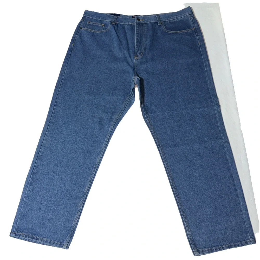 Cross & Winsor Jeans Men's 42x30 Relaxed Fit‎ Medium Wash Blue Denim NWT